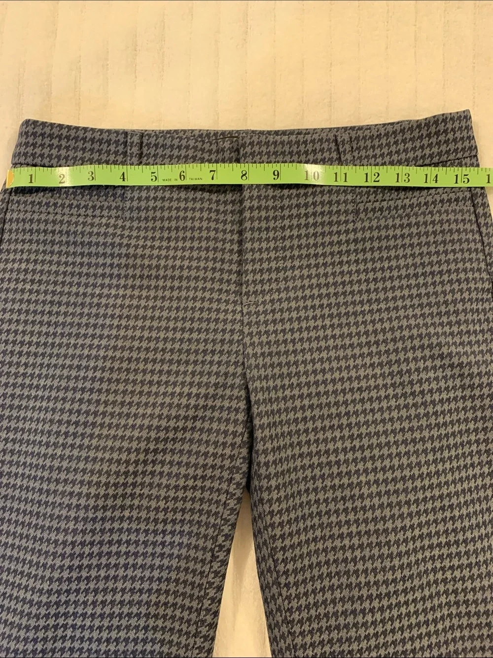 Banana Republic Sloan Navy Houndstooth Slim Dress Pants​